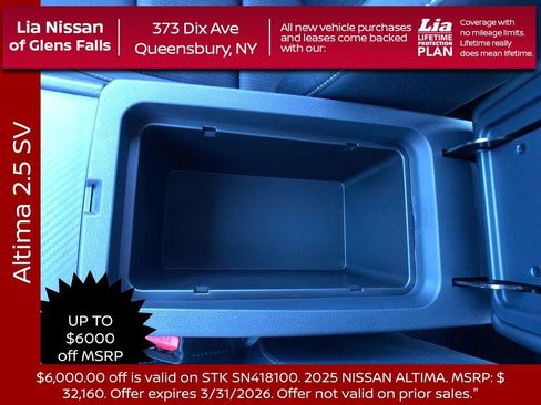 New 2025 Nissan Altima 2.5 SV w/ SV Special Edition Package image 21