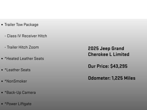 Used 2025 Jeep Grand Cherokee L Limited w/ Trailer Tow Package image 12