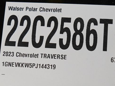 Used 2023 Chevrolet Traverse Premier w/ LPO, Floor Liner Package AWD/4WD image 33
