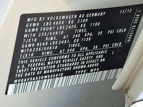 Used 2013 Volkswagen Tiguan SE FWD image 28