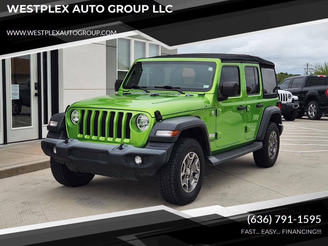 Used 2018 Jeep Wrangler Unlimited Sport S AWD/4WD image 1