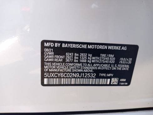 Used 2022 BMW X6 xDrive40i w/ Executive Package image 47