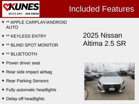 Used 2025 Nissan Altima 2.5 SR image 2