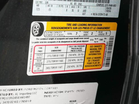 Certified 2025 Ford Expedition Tremor AWD/4WD image 43