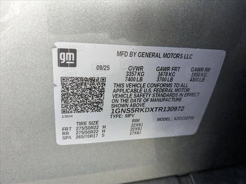 Used 2026 Chevrolet Tahoe RST w/ Comfort Package RWD image 14