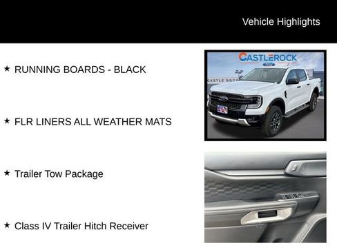 New 2025 Ford Ranger XLT w/ Equipment Group 301A High image 7