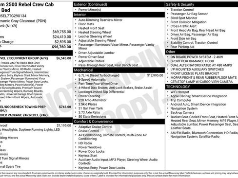 New 2026 RAM 2500 Rebel w/ Rebel Level 2 Equipment Group AWD/4WD image 3