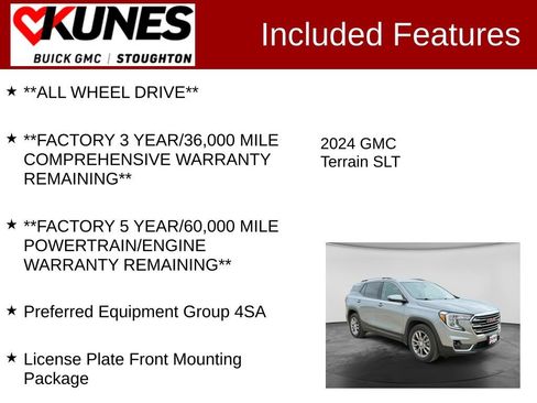 Used 2024 GMC Terrain SLT AWD/4WD image 3