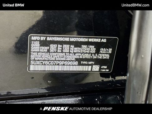 Used 2023 BMW X6 xDrive40i w/ M Sport Package AWD/4WD image 15