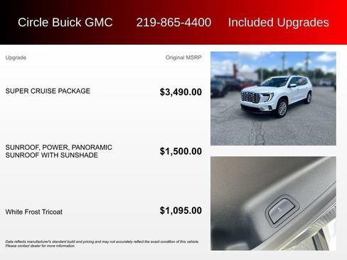 Used 2024 GMC Acadia Denali w/ Super Cruise Package AWD/4WD image 3
