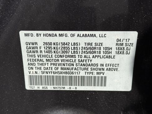 Used 2017 Honda Pilot EX-L image 16