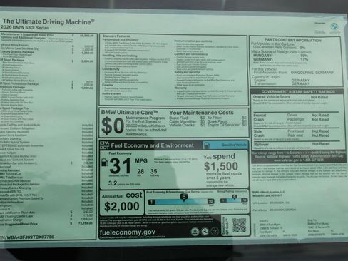 New 2026 BMW 530i w/ M Sport Package image 31