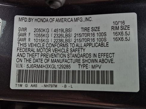 Used 2016 Honda CR-V LX image 27