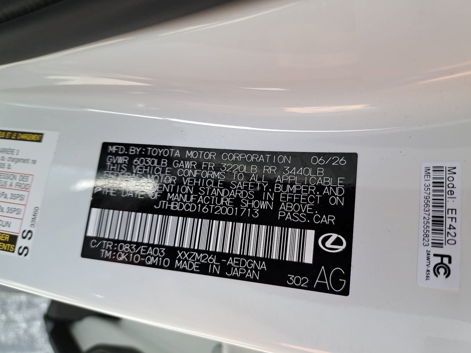 Used 2026 Lexus ES 500e w/ Convenience Package AWD/4WD image 39