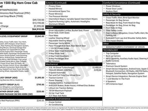 Used 2023 RAM 1500 Big Horn AWD/4WD image 13