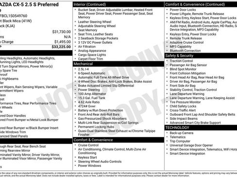 Certified 2025 MAZDA CX-5 AWD 2.5 S w/ Preferred Package image 10