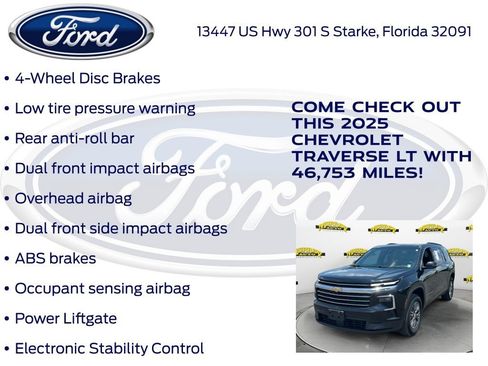 Used 2025 Chevrolet Traverse LT FWD image 30