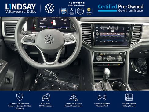 Certified 2022 Volkswagen Atlas Cross Sport SE w/ Panoramic Sunroof Package image 10