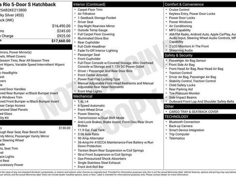 Used 2019 Kia Rio S FWD image 23