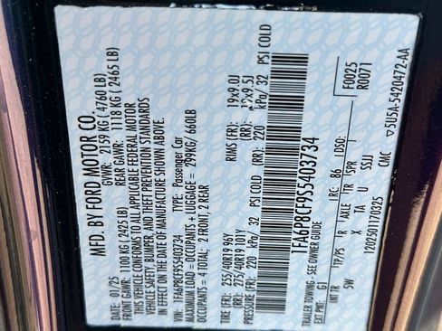 New 2025 Ford Mustang GT Premium w/ GT Performance Package image 28