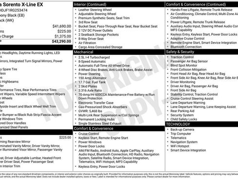 Certified 2024 Kia Sorento X-Line EX AWD/4WD image 30