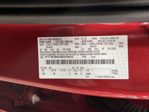 Used 2022 Ford F250 Lariat w/ Tremor Off-Road Package image 29