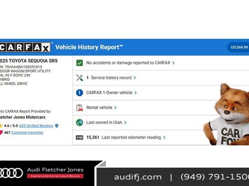 Used 2025 Toyota Sequoia SR5 w/ TRD Sport Package image 3