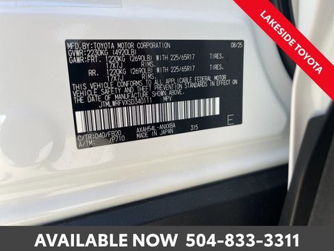 Certified 2025 Toyota RAV4 LE image 39