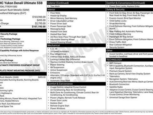Used 2026 GMC Yukon Denali Ultimate AWD/4WD image 25