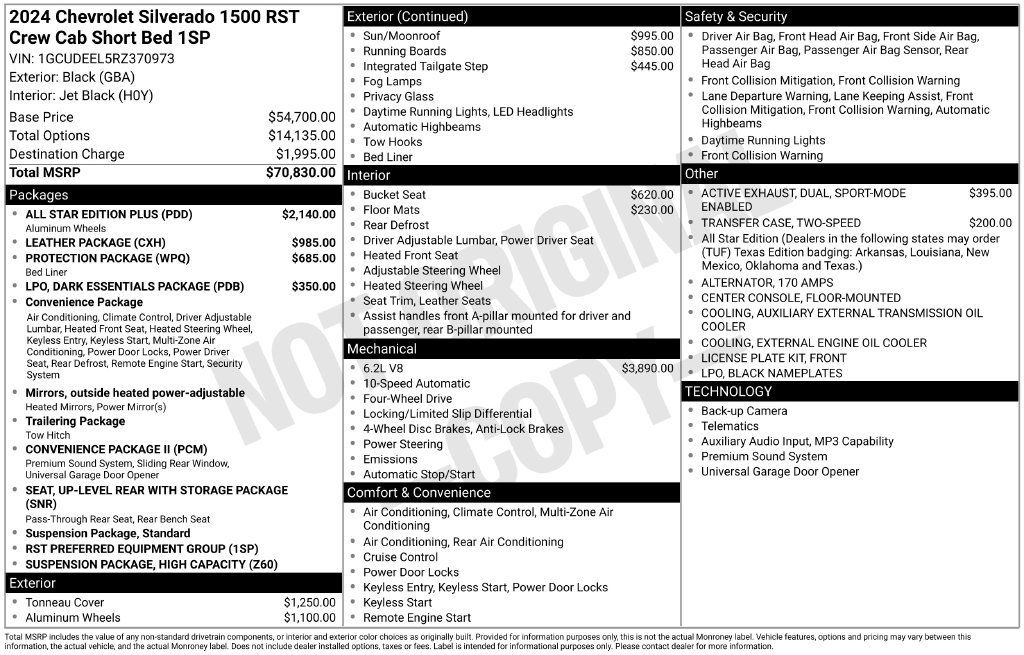 Used 2024 Chevrolet Silverado 1500 RST w/ All Star Edition Plus AWD/4WD image 35