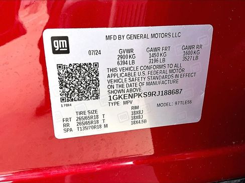 Used 2024 GMC Acadia AT4 w/ LPO, Floor Liner Package image 41