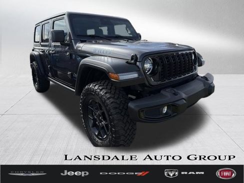 Certified 2025 Jeep Wrangler Unlimited Sport S 4xe AWD/4WD image 1