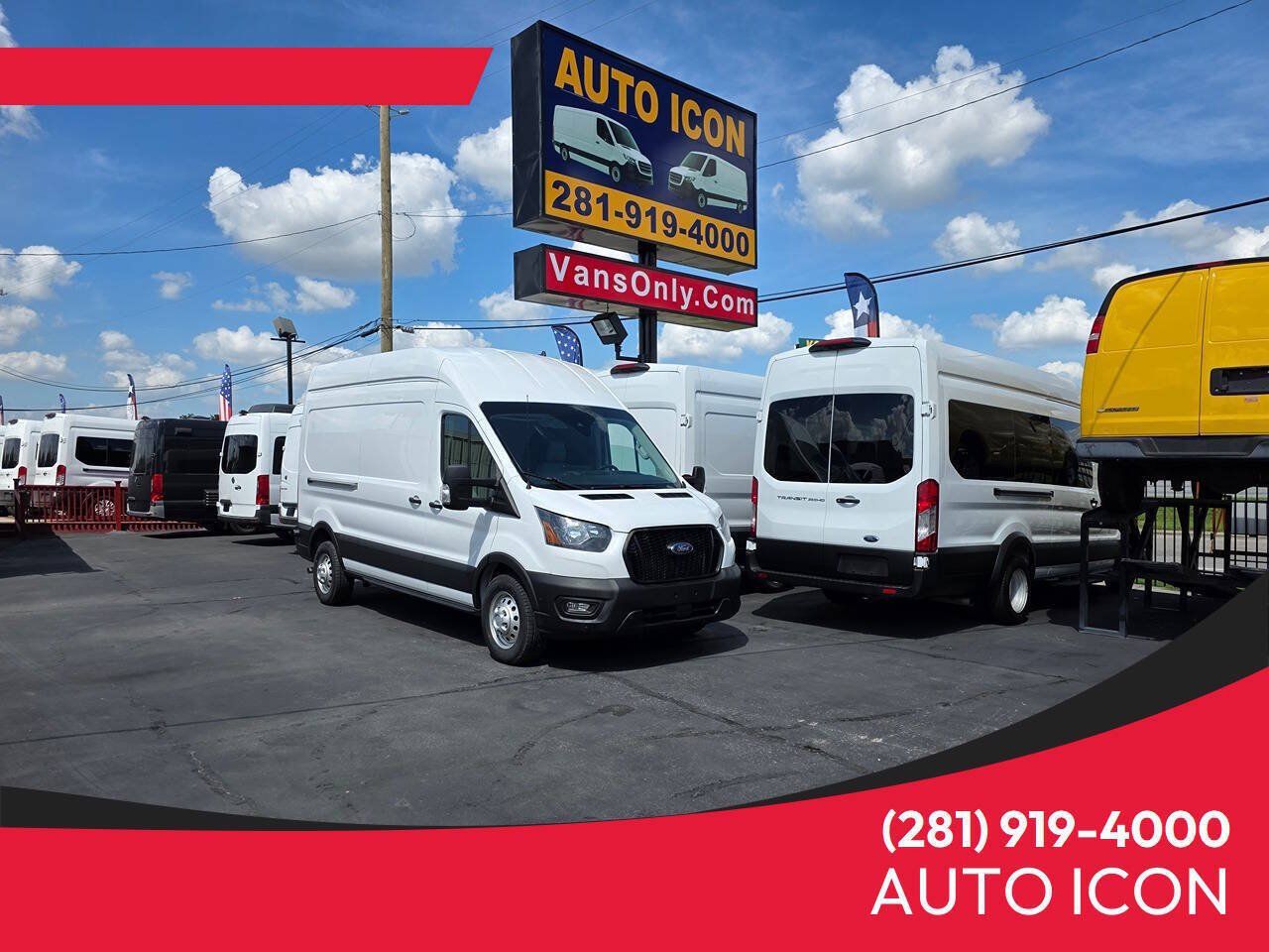 Used 2023 Ford Transit 350 148 High Roof AWD w/ Load Area Protection Package image 1