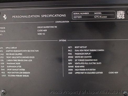Used 2017 Ferrari GTC4Lusso AWD/4WD image 52