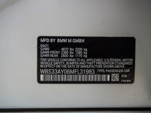 Used 2021 BMW M3 Competition w/ Executive Package RWD image 43