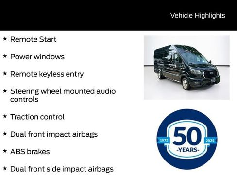 Used 2023 Ford Transit 350 XLT w/ Livery Package RWD image 21