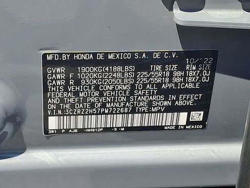 Certified 2023 Honda HR-V Sport image 27