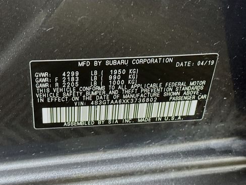 Used 2019 Subaru Impreza 2.0i image 28