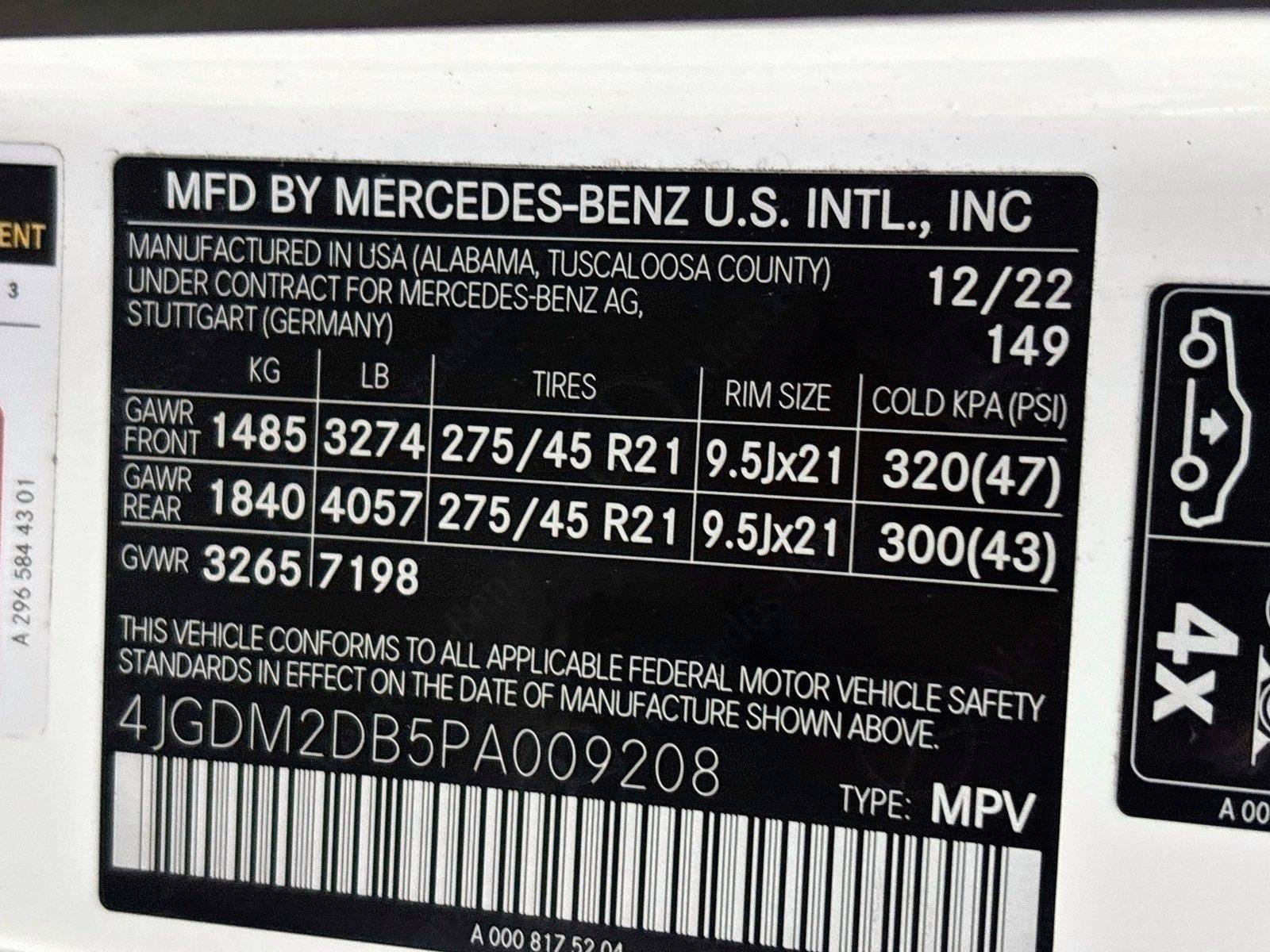 Used 2023 Mercedes-Benz EQS 450+ SUV image 19