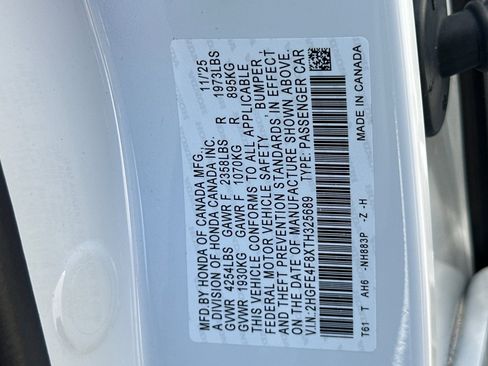 Used 2026 Honda Civic FWD Hybrid Sedan image 27