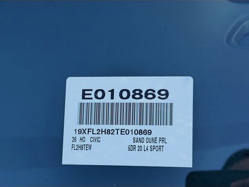 New 2026 Honda Civic Sport image 26