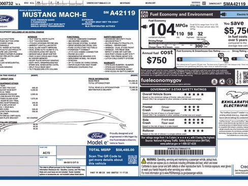 Used 2025 Ford Mustang Mach-E Premium w/ Sport Appearance Package image 38
