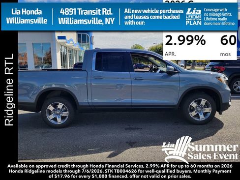 New 2026 Honda Ridgeline RTL image 2