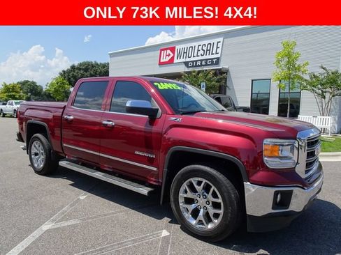 Used 2014 GMC Sierra 1500 SLT w/ SLT Crew Cab Value Package AWD/4WD image 1