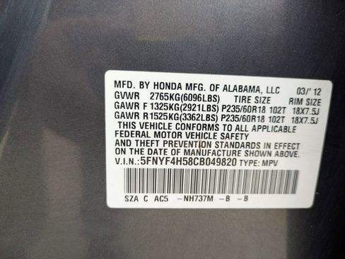 Used 2012 Honda Pilot EX-L image 14