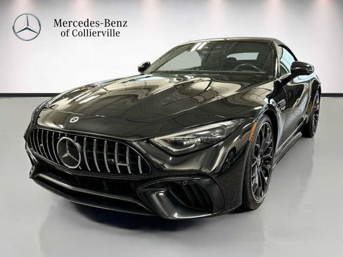 Used 2022 Mercedes-Benz SL 55 AMG 4MATIC w/ Driver Assistance Package image 1