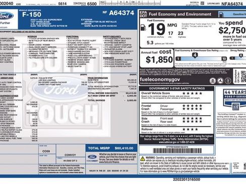 Used 2022 Ford F150 XLT w/ Equipment Group 302A High AWD/4WD image 20