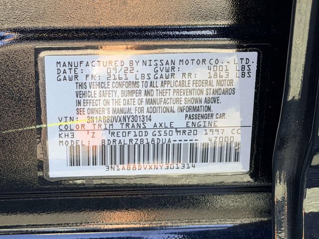 Used 2022 Nissan Sentra SR w/ Electronics Package FWD image 25