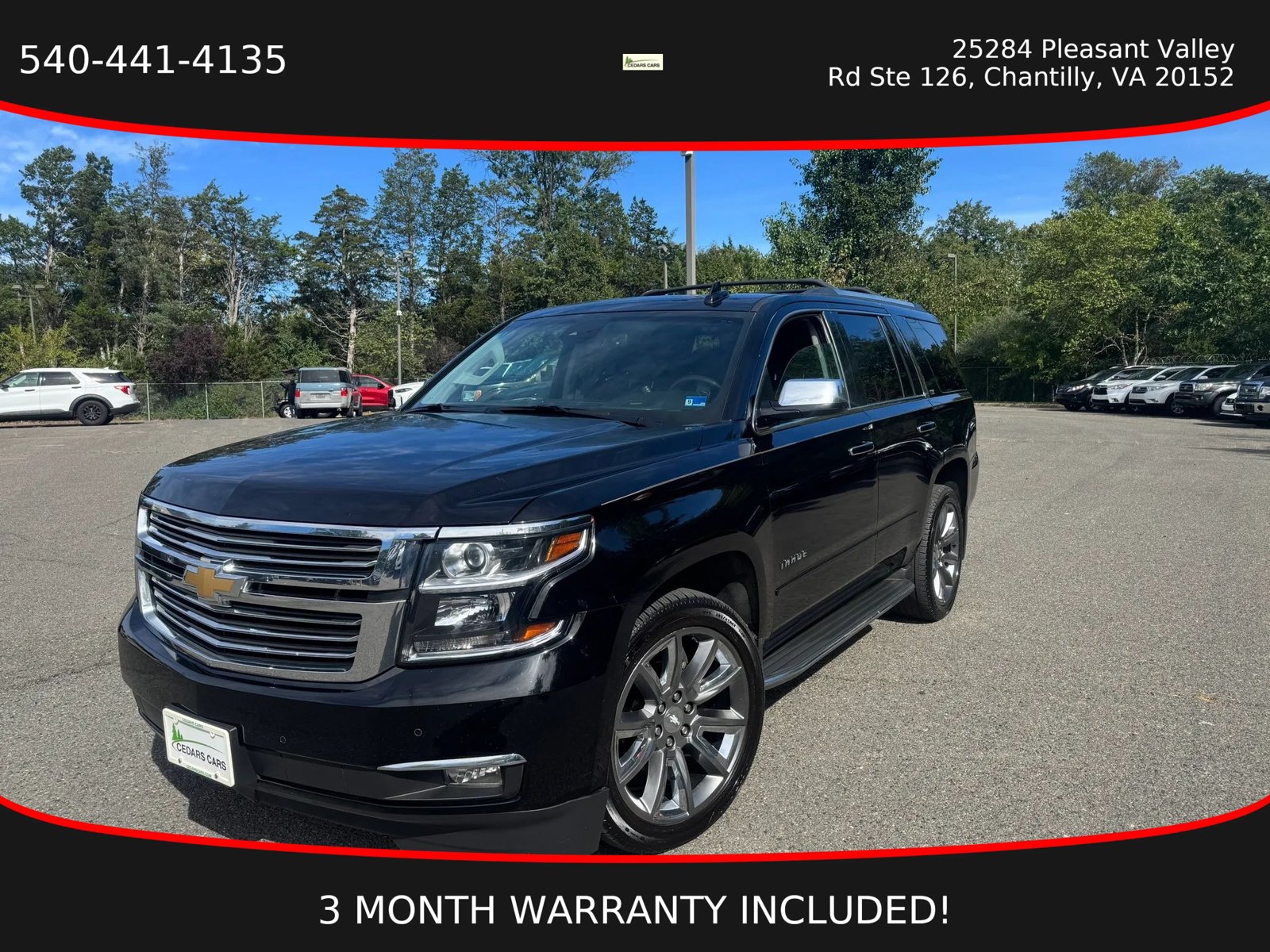 Used 2016 Chevrolet Tahoe LTZ AWD/4WD image 1