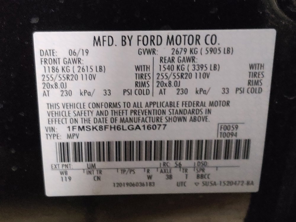 Used 2020 Ford Explorer Limited w/ Class III Trailer Tow Package AWD/4WD image 33